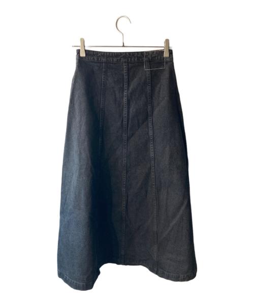 Preloved（プレラブド）Preloved (プレラブド) デニムスカート ブラック サイズ:FREEの古着・服飾アイテム