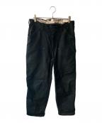 UNIVERSAL OVERALL×AVIREXユニバーサルオーバーオール×アヴィレックス）の古着「DOUBLE KNEE PAINTER PANTS」｜ブラック