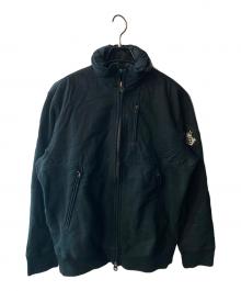 POLO RALPH LAUREN（ポロ・ラルフローレン）の古着「切替スウェットジャケット」｜ブラック