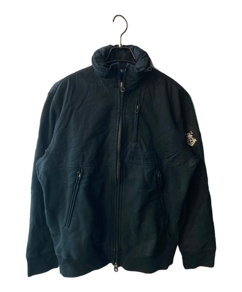 POLO RALPH LAUREN（ポロ・ラルフローレン）POLO RALPH LAUREN (ポロ・ラルフローレン) 切替スウェットジャケット ブラック サイズ:Ｍの古着・服飾アイテム