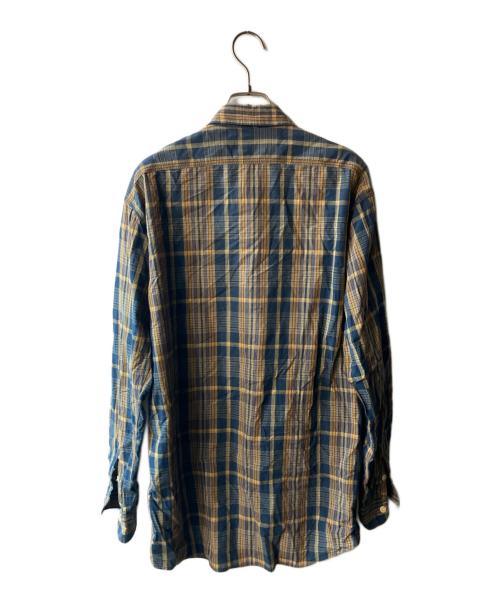 POLO RALPH LAUREN（ポロ・ラルフローレン）POLO RALPH LAUREN (ポロ・ラルフローレン) チェックシャツ ネイビー サイズ:Ｍの古着・服飾アイテム