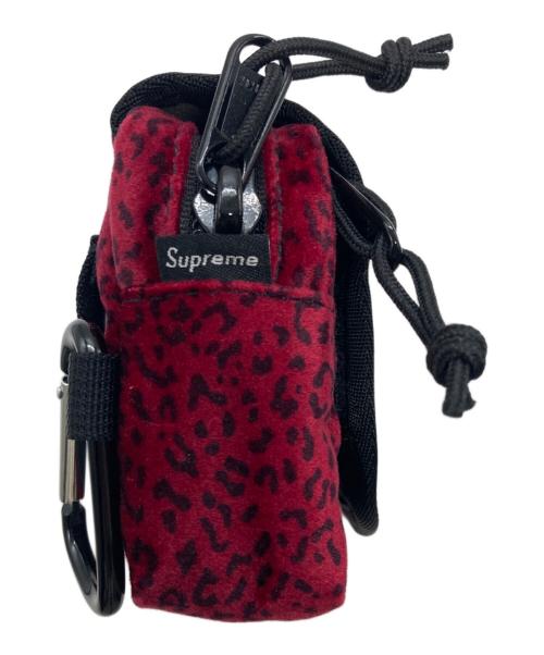 SUPREME（シュプリーム）Supreme (シュプリーム) Velvet Mini Pouch レッドの古着・服飾アイテム