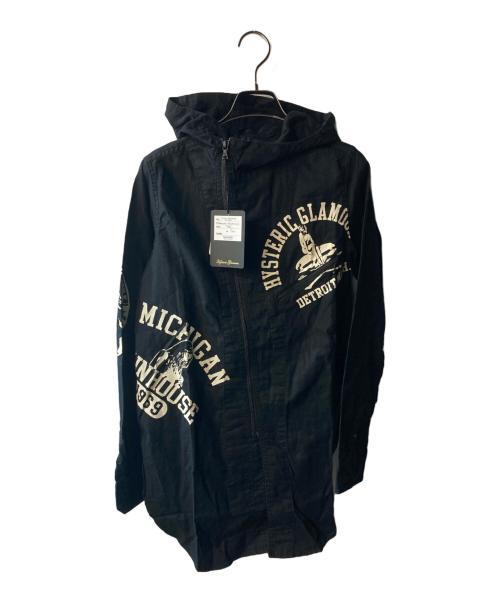 Hysteric Glamour（ヒステリックグラマー）Hysteric Glamour (ヒステリックグラマー) フード付シャツジャケット ブラック サイズ:FREE 未使用品の古着・服飾アイテム