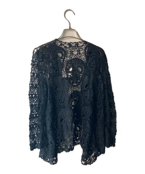Hysteric Glamour（ヒステリックグラマー）Hysteric Glamour (ヒステリックグラマー) スカルニットカーディガン ブラック サイズ:FREE 未使用品の古着・服飾アイテム