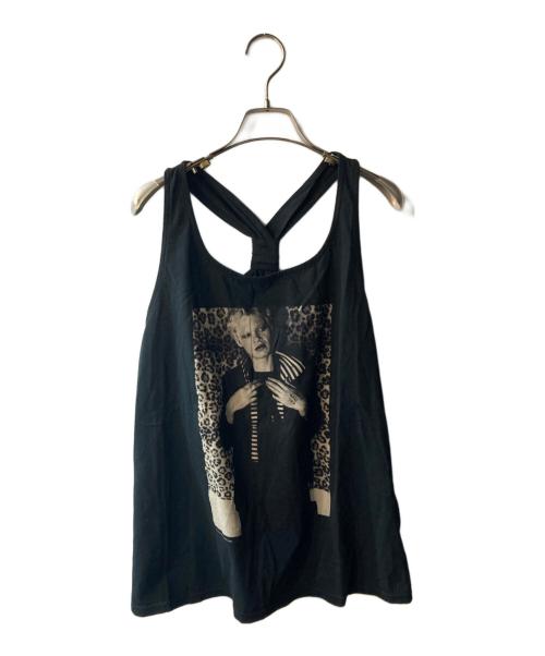 Hysteric Glamour（ヒステリックグラマー）Hysteric Glamour (ヒステリックグラマー) プリントカットソー ブラック サイズ:FREE 未使用品の古着・服飾アイテム