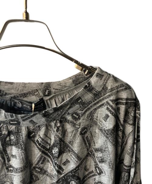 Andy Warhol by HYSTERIC GLAMOUR（アンディーウォーホルバイヒステリックグラマー）Andy Warhol by HYSTERIC GLAMOUR (アンディーウォーホルバイヒステリックグラマー) 総柄ワンピース グレー サイズ:FREE 未使用品の古着・服飾アイテム