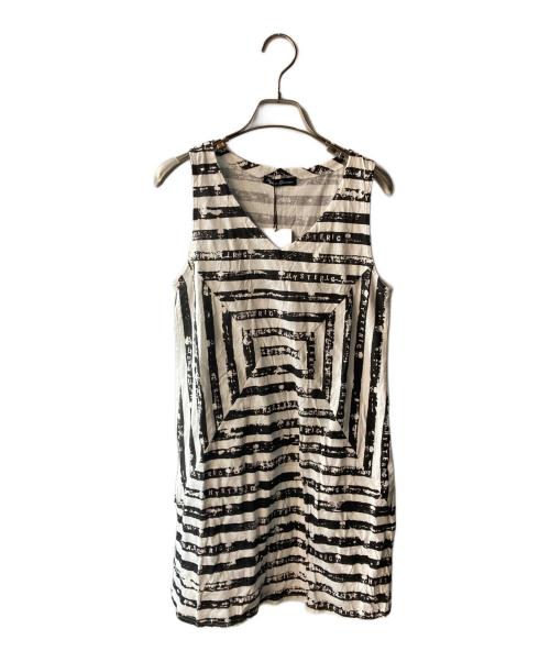 Andy Warhol by HYSTERIC GLAMOUR（アンディーウォーホルバイヒステリックグラマー）Andy Warhol by HYSTERIC GLAMOUR (アンディーウォーホルバイヒステリックグラマー) ノースリーブワンピース ホワイト サイズ:FREE 未使用品の古着・服飾アイテム