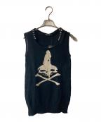 Hysteric Glamourヒステリックグラマー）の古着「スカルプリントタンクトップ」｜ブラック