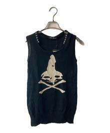 Hysteric Glamour（ヒステリックグラマー）の古着「スカルプリントタンクトップ」｜ブラック