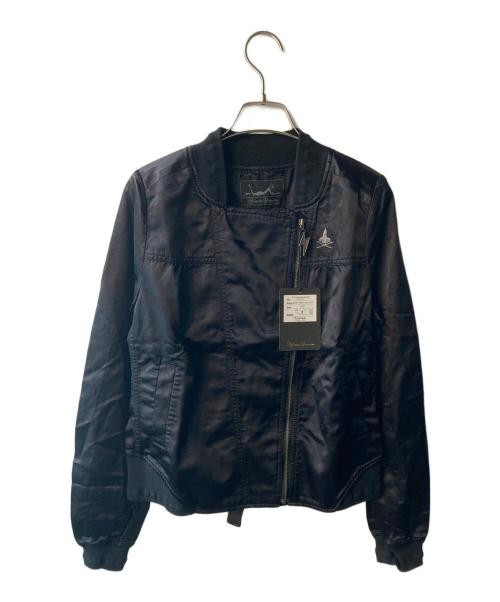 Hysteric Glamour（ヒステリックグラマー）Hysteric Glamour (ヒステリックグラマー) スカルBone刺繍ブルゾン ブラック サイズ:FREE 未使用品の古着・服飾アイテム