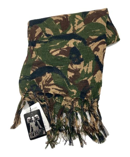 Hysteric Glamour（ヒステリックグラマー）Hysteric Glamour (ヒステリックグラマー) カモ柄スカーフの古着・服飾アイテム