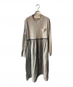 dahl'iaダリア）の古着「切替ワンピース」｜グレー