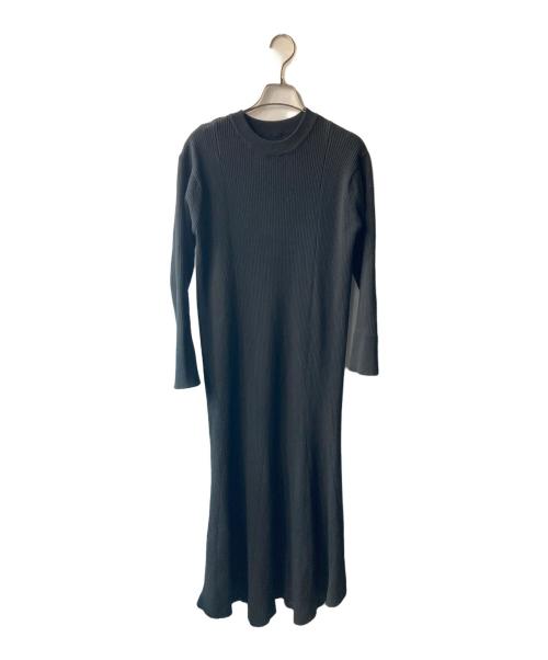 oblect（オブレクト）oblect (オブレクト) カットソーワンピース ブラック サイズ:FREEの古着・服飾アイテム