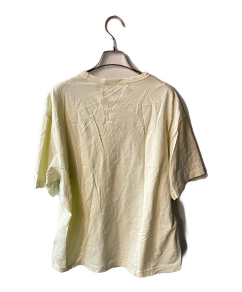 Acne studios（アクネ ストゥディオズ）ACNE STUDIOS (アクネ ストゥディオズ) フェイスパッチTシャツ イエロー サイズ:Sの古着・服飾アイテム