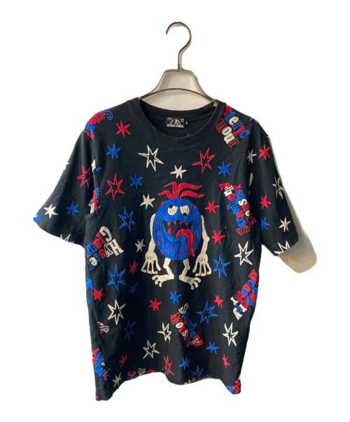 Hysteric Glamour（ヒステリックグラマー）Hysteric Glamour (ヒステリックグラマー) STBM ジャガードTシャツ ブラック サイズ:Sの古着・服飾アイテム