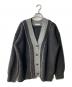 MAISON SPECIAL（メゾンスペシャル）の古着「Double Color Layered Knit Cardigan」｜グレー