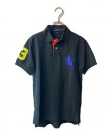 POLO RALPH LAUREN（ポロ・ラルフローレン）の古着「ビッグポニーポロシャツ」｜ブラック