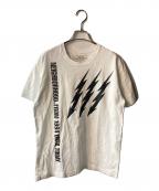 NEIGHBORHOODネイバーフッド）の古着「サンダーボルトロゴプリントTシャツ」｜ホワイト