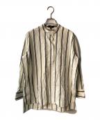 theoryセオリー）の古着「プルオーバーシャツ」｜ベージュ