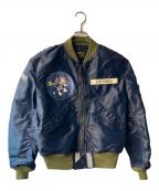 TOYS MCCOYトイズマッコイ）の古着「24TH DIV. ARTILLERY A.S./ L-2Aフライトジャケット」｜ネイビー