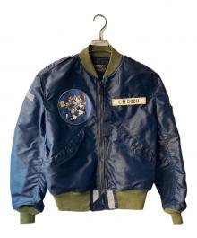TOYS MCCOY（トイズマッコイ）の古着「24TH DIV. ARTILLERY A.S./ L-2Aフライトジャケット」｜ネイビー