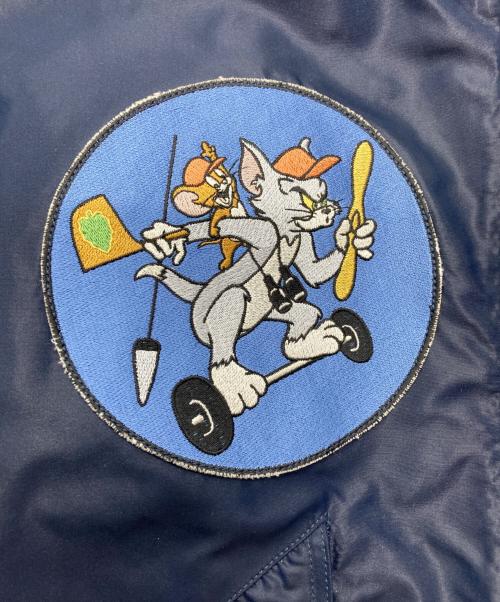 TOYS MCCOY（トイズマッコイ）TOYS MCCOY (トイズマッコイ) 24TH DIV. ARTILLERY A.S./ L-2Aフライトジャケット ネイビー サイズ:42の古着・服飾アイテム