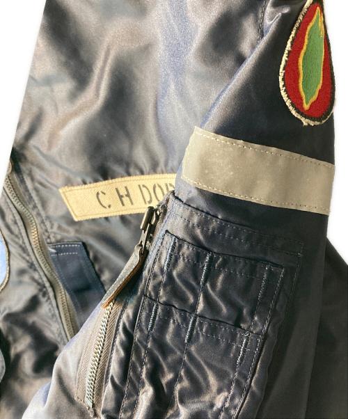 TOYS MCCOY（トイズマッコイ）TOYS MCCOY (トイズマッコイ) 24TH DIV. ARTILLERY A.S./ L-2Aフライトジャケット ネイビー サイズ:42の古着・服飾アイテム