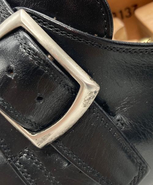 SCOTCH GRAIN（スコッチグレイン）SCOTCH GRAIN (スコッチグレイン) シングルモンクストラップシューズ ブラック サイズ:25.5㎝の古着・服飾アイテム