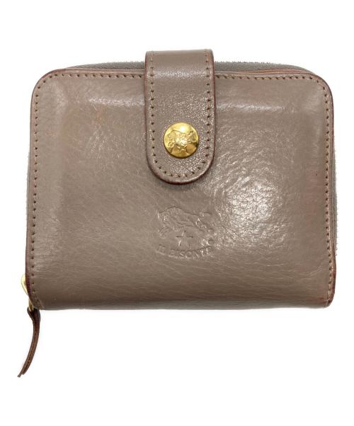 IL BISONTE（イル ビゾンテ）IL BISONTE (イル ビゾンテ) 2つ折り財布 ベージュの古着・服飾アイテム