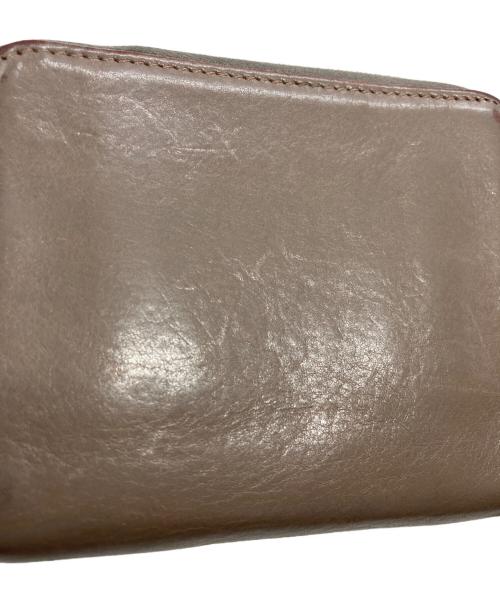 IL BISONTE（イル ビゾンテ）IL BISONTE (イル ビゾンテ) 2つ折り財布 ベージュの古着・服飾アイテム