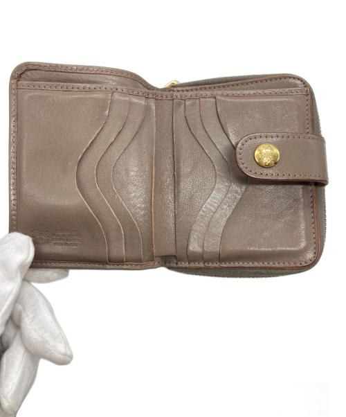 IL BISONTE（イル ビゾンテ）IL BISONTE (イル ビゾンテ) 2つ折り財布 ベージュの古着・服飾アイテム