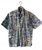 HARLEY-DAVIDSONハーレーダビッドソン）の古着「アロハシャツ」｜ブルー