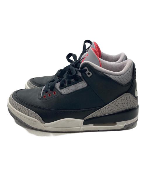 NIKE（ナイキ）NIKE (ナイキ) AIR JORDAN 3 RETRO ブラック サイズ:27㎝の古着・服飾アイテム