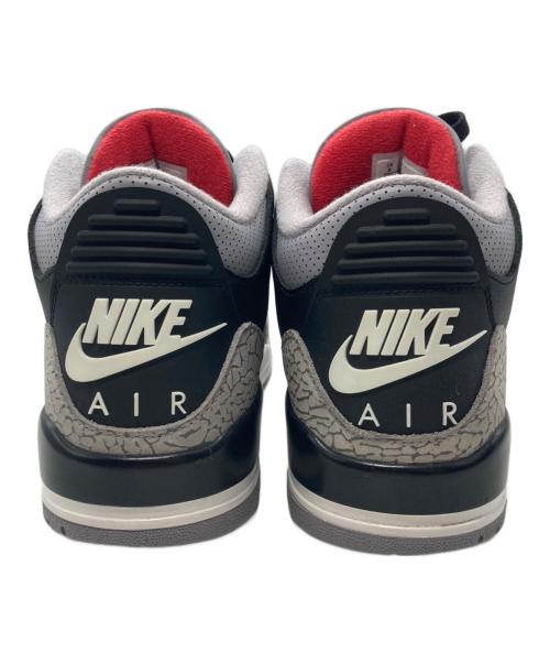 NIKE（ナイキ）NIKE (ナイキ) AIR JORDAN 3 RETRO ブラック サイズ:27㎝の古着・服飾アイテム