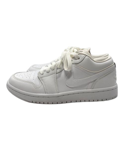 NIKE（ナイキ）NIKE (ナイキ) WMNS AIR JORDAN 1 LOW ホワイト サイズ:23.5cmの古着・服飾アイテム