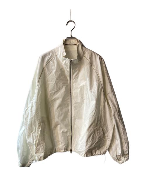 martin kim（マーティンキム）martin kim (マーティンキム) ロゴナイロンジャケット ホワイト サイズ:FREEの古着・服飾アイテム