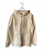 THE NORTH FACEザ ノース フェイス）の古着「EBD 3D LOGO HOODIE エンボスパーカー」｜アイボリー