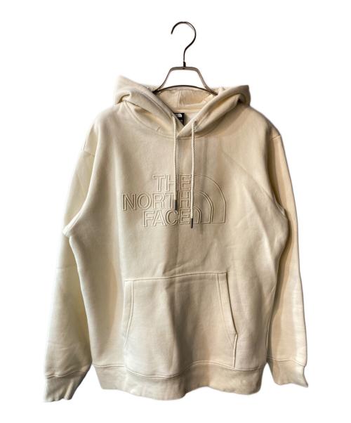 THE NORTH FACE（ザ ノース フェイス）THE NORTH FACE (ザ ノース フェイス) EBD 3D LOGO HOODIE エンボスパーカー アイボリー サイズ:Ｍの古着・服飾アイテム