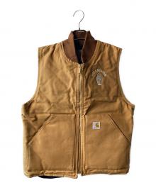 CarHartt（カーハート）の古着「DUCK VEST ARCTIC QUILT LINED」｜ブラウン