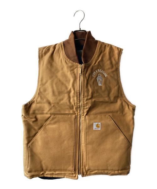 CarHartt（カーハート）CarHartt (カーハート) DUCK VEST ARCTIC QUILT LINED ブラウン サイズ:Ｍの古着・服飾アイテム