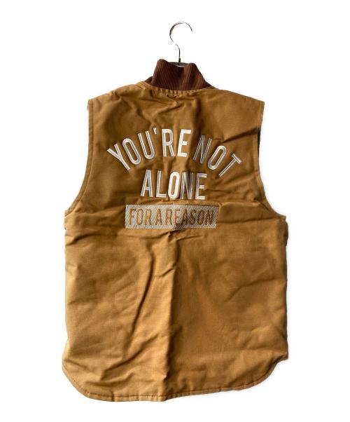 CarHartt（カーハート）CarHartt (カーハート) DUCK VEST ARCTIC QUILT LINED ブラウン サイズ:Ｍの古着・服飾アイテム