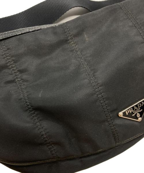 PRADA（プラダ）PRADA (プラダ) FRUIT BAG ナイロンショルダーバッグ ブラックの古着・服飾アイテム