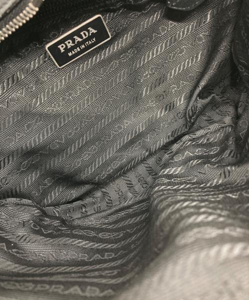 PRADA（プラダ）PRADA (プラダ) FRUIT BAG ナイロンショルダーバッグ ブラックの古着・服飾アイテム