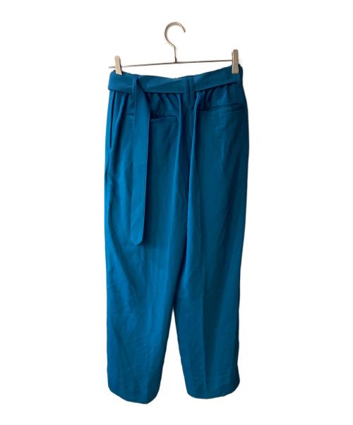 CULLNI（クルニ）CULLNI (クルニ) 2 Tuck Wide Pants with long belt ブルー サイズ:1の古着・服飾アイテム
