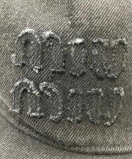 MIU MIU（ミュウミュウ）MIU MIU (ミュウミュウ) デニムベースボールキャップ ブラック サイズ:Sの古着・服飾アイテム