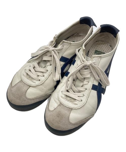 Onitsuka Tiger（オニツカタイガー）Onitsuka Tiger (オニツカタイガー) EXICO66 ホワイト×ネイビー サイズ:28cmの古着・服飾アイテム