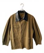 KASTANEカスタネ）の古着「断ち切りダックジャケット」｜ブラウン