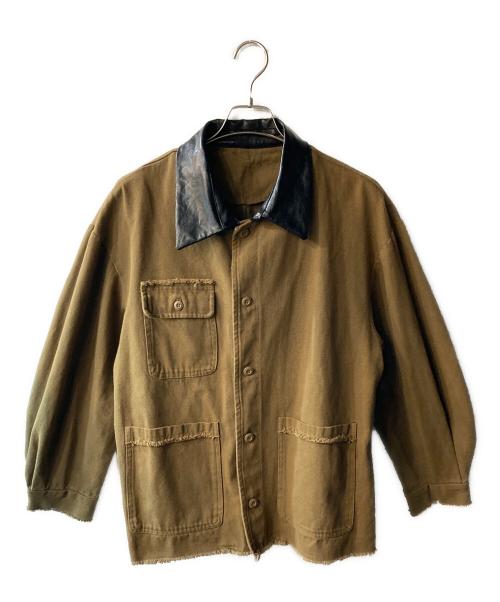 KASTANE（カスタネ）Kastane (カスタネ) 断ち切りダックジャケット ブラウン サイズ:FREEの古着・服飾アイテム