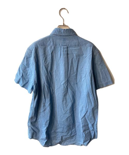 POLO RALPH LAUREN（ポロ・ラルフローレン）POLO RALPH LAUREN (ポロ・ラルフローレン) CLBDPPCSSS-SHORT SLEEVE-SPORT SHIRT ブルー サイズ:Ｍの古着・服飾アイテム