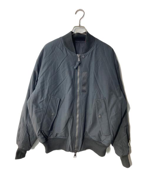 JORDAN（ジョーダン）JORDAN (ジョーダン) AS M J ESS STMT MA-1 JACKET ブラック サイズ:Lの古着・服飾アイテム